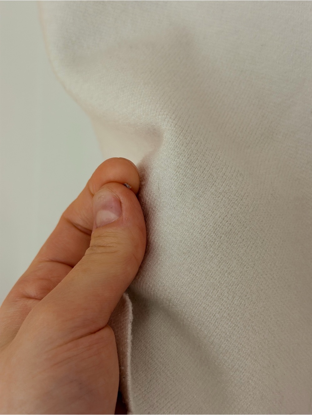 Abercrombie & Fitch Cream Ribbed Crew Neck Top Cropped - Picture 5 of 5